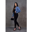 Legginsy Paulo Connerti Styling BUTTONS Black / wysoki stan / S - M - L - XL